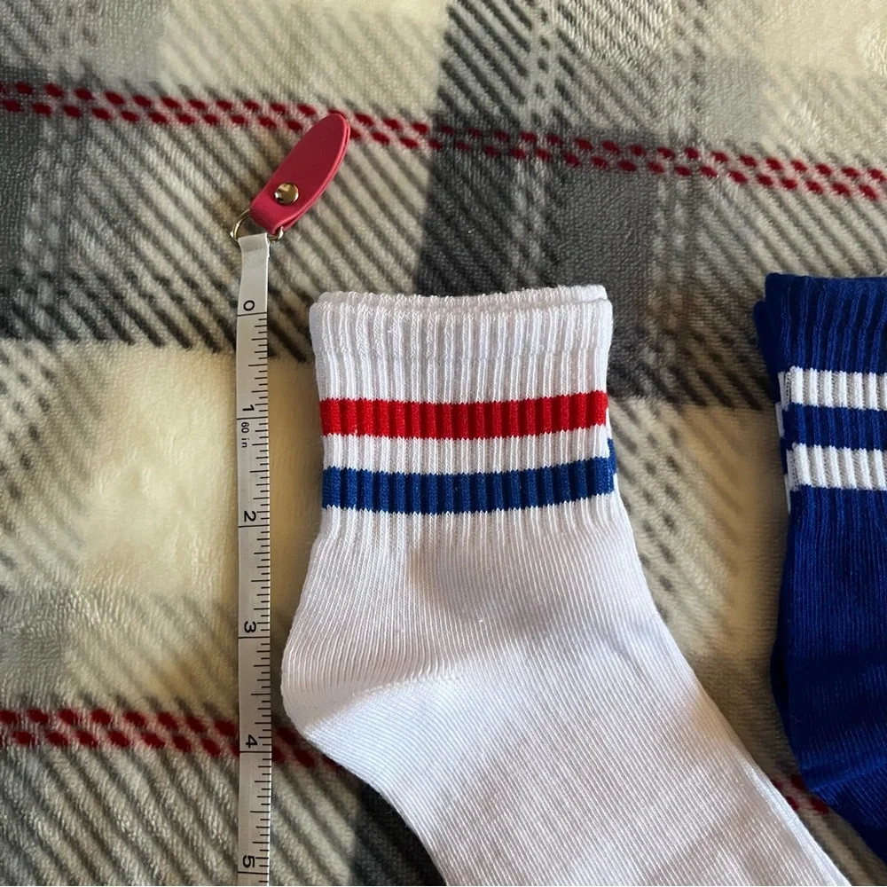 YesStyle Striped Athletic Socks - Multicolor Pack